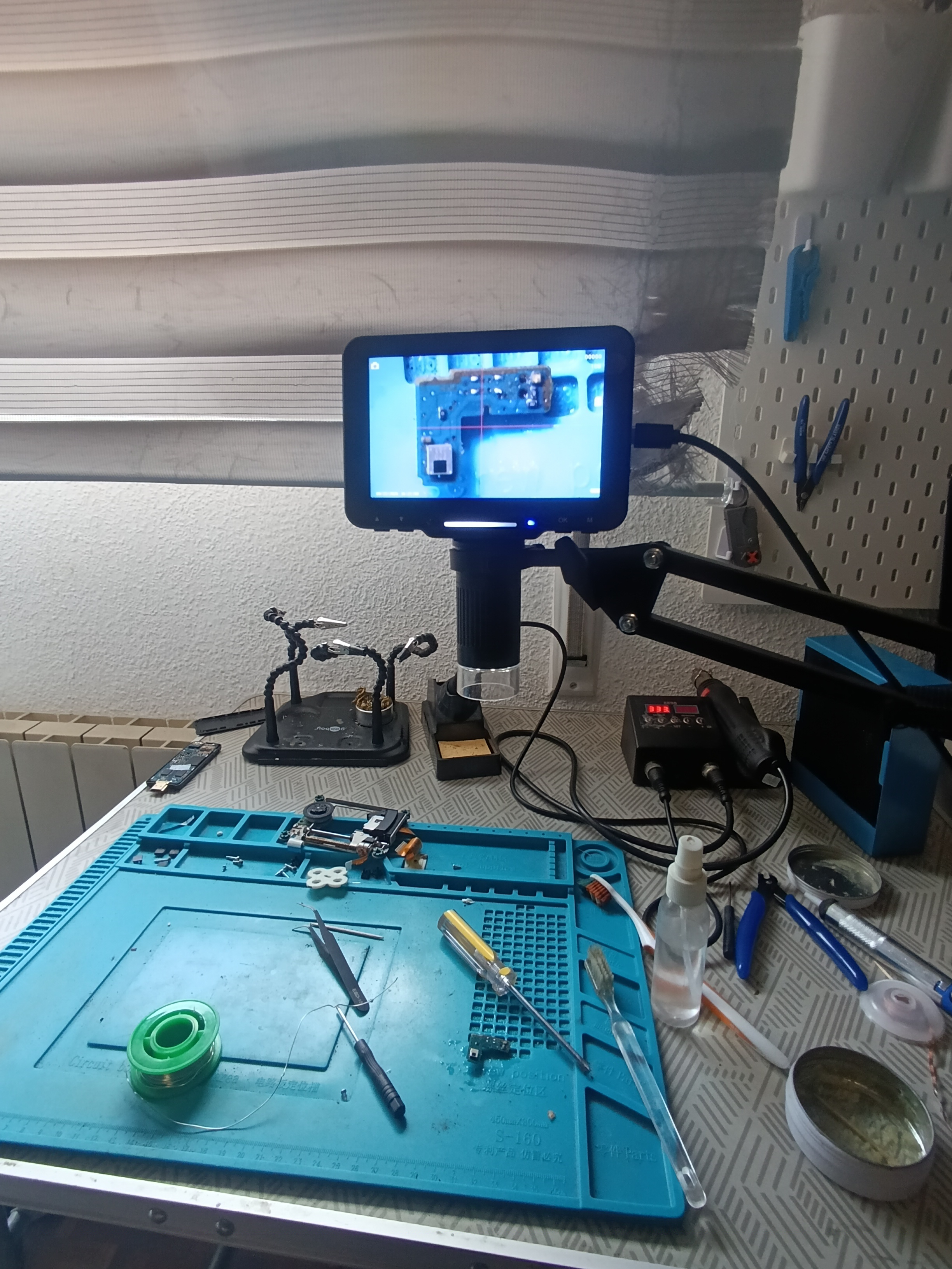 Placa electrónica reparada
